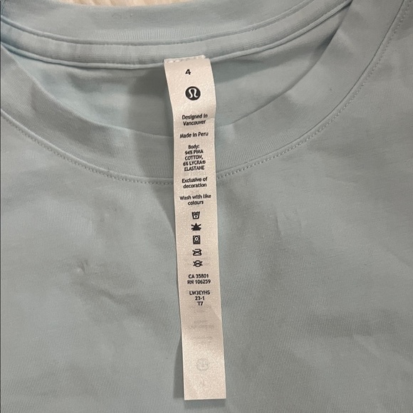 Lululemon Love Long-Sleeve Shirt
Powder Blue  Size 4 - Picture 5 of 7